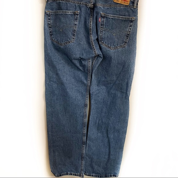 💜 LEVI’S 505 classic straight leg stonewash jean - Picture 2 of 4
